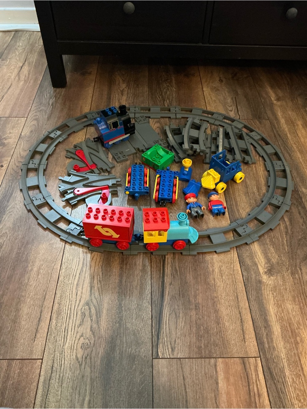 Lego Duplo Train Lot - Trains Track, People, Train & Assorted Parts